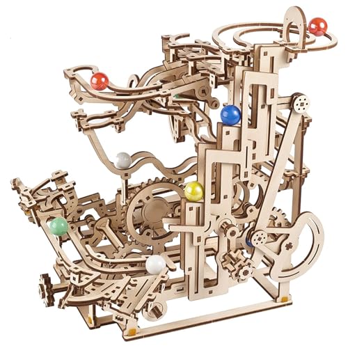 Murmelbahn 3D Holz Puzzle,Kugelbahn Bausatz,Mechanisches Achterbahn Bauen Spielzeug,Geschenke für Männer und Frauen Murmelbahn 3D Holz Puzzle,Kugelbahn Bausatz,Mechanisches Achterbahn Bauen Spielzeug,Geschenke für Männer und Frauen von TRACYE