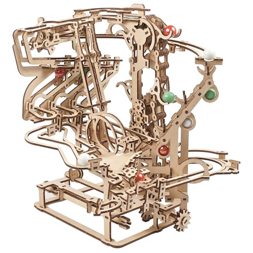 Murmelbahn 3D Holz Puzzle,Kugelbahn Bausatz,Mechanisches Achterbahn Bauen Spielzeug,Geschenke für Männer und Frauen Murmelbahn 3D Holz Puzzle,Kugelbahn Bausatz,Mechanisches Achterbahn Bauen Spielzeug,Geschenke für Männer und Frauen von TRACYE