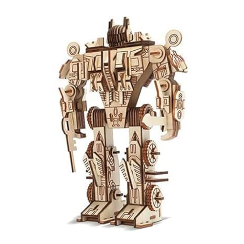 TRACYE Roboter 3D Holz Puzzle,Spielzeug Handwerk Holzmodellbau,Hirnteaser Kreativen Bastelspaß, Geburtstag Weihnachten für Erwachsene Bausatz TRACYE Roboter 3D Holz Puzzle,Spielzeug Handwerk Holzmodellbau,Hirnteaser Kreativen Bastelspaß, Geburtstag Weihnachten für Erwachsene Bausatz von TRACYE