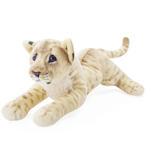 TRAVELKNOT Löwe Kuscheltier Klein Süßes Baby Kuscheltier Stuffed Animals Plüschtier Stofftier Löwe Steiff Geschenk für Mädchen Geburtstagsgeschenk 40cm von TRAVELKNOT