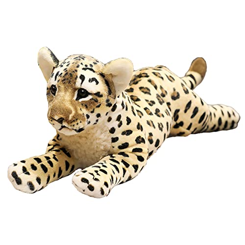 TRAVELKNOT Leopard Kuscheltier Gepard Baby Kuscheltier Junge Geparden Plüschtier Stuffed Animals Kawaii Plush Toy Geschenk für Mädchen Birthday Gift 60cm von TRAVELKNOT