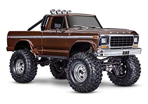 TRAXXAS Crawler TRX-4 RTR 79 Ford F150 braun 1/10 Brushed ohne Akku/Lader 4WD High-Trail von TRAXXAS