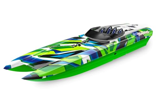 TRAXXAS DCB M41 GRÜN-X 40ZOLL BRUSHLESS Catamaran-RENN-Boot OHNE AKKU/LADER von TRAXXAS