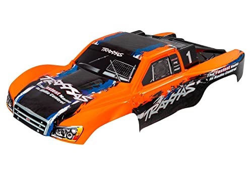 TRAXXAS Karosserie Slash 4X4 ORANGE MIT Aufkleber von TRAXXAS