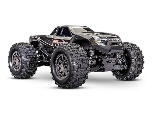 TRAXXAS Mini Maxx 4WD Brushless BL-2S RTR 1:12 Monster Truck schwarz mit Akku + 2A USB/C-Lader von TRAXXAS