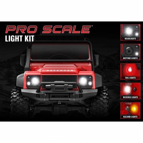 TRAXXAS Pro Scale LED Licht-Set komplett TRX-4M Defender von TRAXXAS