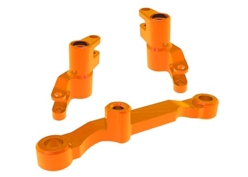 Traxxas 10743-ORNG - Mini Maxx Aluminium-Kurbel-Lenkung, Orange von TRAXXAS