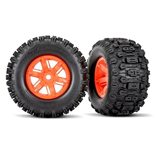 Traxxas 2 Räder X Maxx 8S Sledgehammer Oranges - 7774T von TRAXXAS