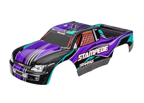 Traxxas 3651P Karosserie, Stampede (auch passend für Stampede VXL), Violett (bemalt, Aufkleber aufgetragen) von TRAXXAS