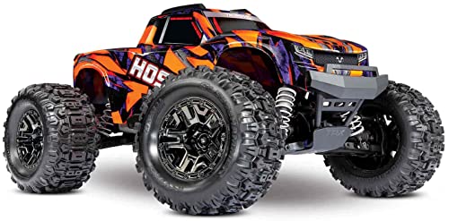 Traxxas 90076-4ORNG HOSS Monster-Truck brushless 1:10 RTR TSM SR VXL-3S - Orange RC Modellauto von TRAXXAS