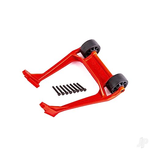 Traxxas 9576R Wheelie Bar, Rot (montiert) von TRAXXAS