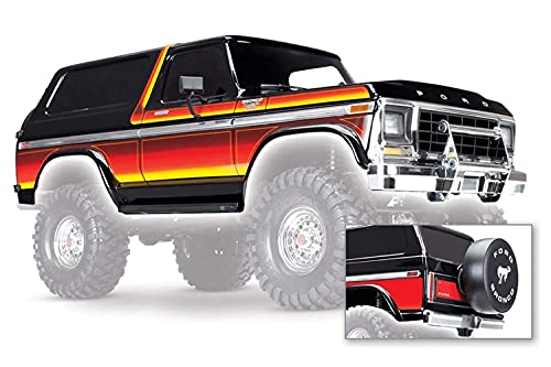 Traxxas Karo Ford Bronco schwarz (lackiert inkl. Anbauteile) von TRAXXAS