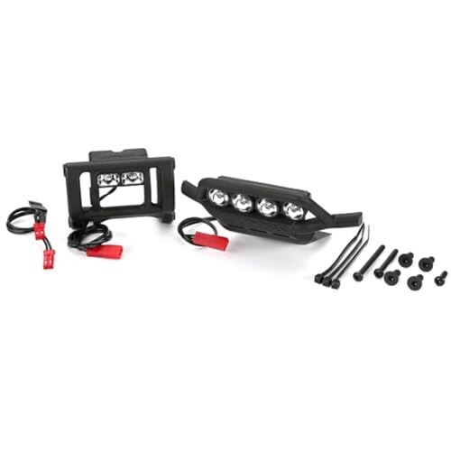 Traxxas Komplettes LED-Leuchten-Set mit Stoßfänger AV/AR für Rustler/Bandit TRX3794 von TRAXXAS