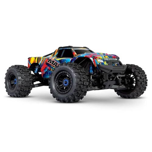 Traxxas MAXX Wide Bunt 1:10 RC Monstertruck 4x4 (4WD) RTR 2,4 GHz von TRAXXAS