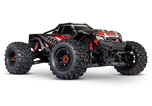 Traxxas Maxx 4 Widemaxx 1/10 Brushless, Rot, ohne Akku und Ladegerät 89086-4-RED von TRAXXAS