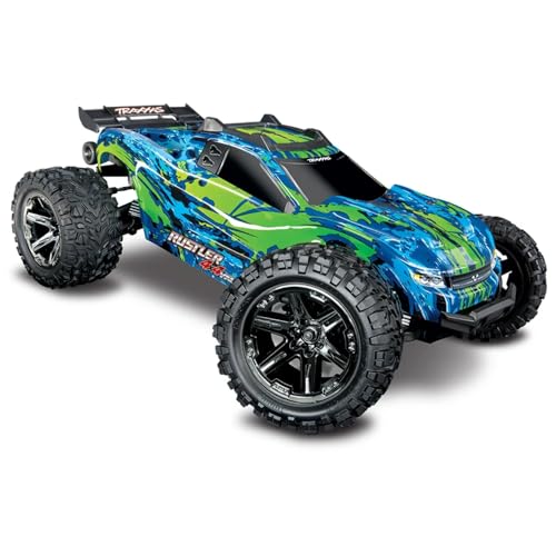 Traxxas Rustler 4x4 VXL Brushless 1:10 RC Truggy 4WD RTR 2.4GHz Elektro Modellauto von TRAXXAS