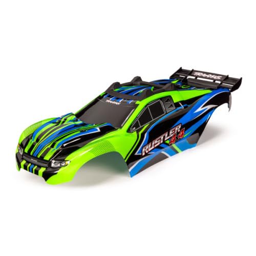 Traxxas Rustler TRA6734G 4X4 VXL Karosserie Grün Traxxas Rustler TRA6734G 4X4 VXL Karosserie Grün von TRAXXAS