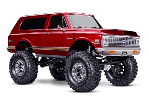 Traxxas TRX-4 Chevrolet Blazer 1972 High Trail Red ohne Akku NI Ladegerät 92086-4-RED von TRAXXAS