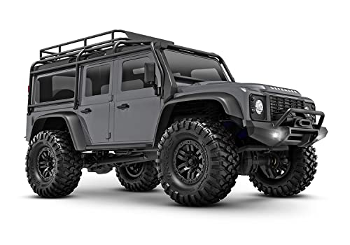 Traxxas TRX-4M 1/18 LD Land Rover Defender Scale Crawler Silber mit 4WD RTR Akku/Ladegerät von TRAXXAS