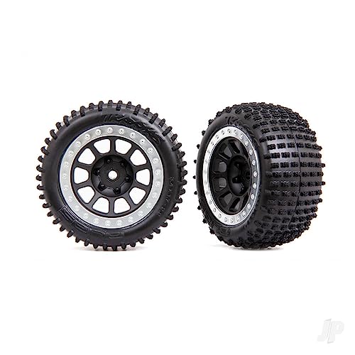 Traxxas Tires and Wheels Alias Hinterreifen 2470G Satin Chrom 2,2 Zoll von TRAXXAS