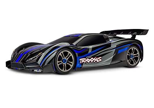 Traxxas XO-1 Supercar 4 x 4 1/7 Brush Telemetrie, Blau ohne Akku oder Ladegerät 64077-3-BLUEX von TRAXXAS