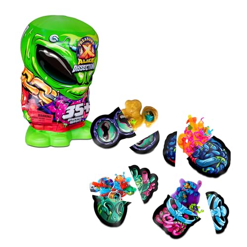 TREASURE X TX Mega Alien Dissection, Alien mit +35 Überraschungen im Inneren zum Sezieren und Entdecken, suche 4 "Slime-Organe und finde Mini Aliens, Kinder ab 5 Jahren+, berühmt (TRR68000) von TREASURE X