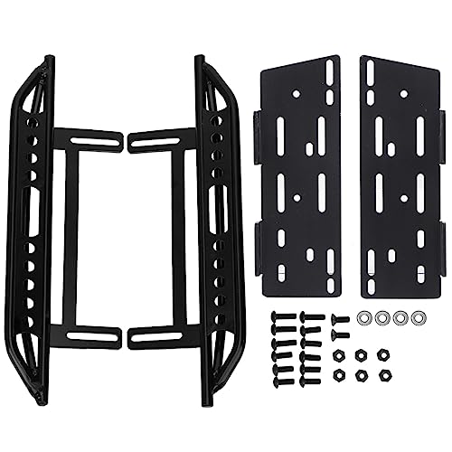 TREETDOBV Für Axial SCX10 II 90046 Crawler 1/10 RC Auto Metall Seitentrittbrett Trittbrett PedalplatteRC Crawler Seitenpedalschieber, RC Crawler Autozubehör Upgrade-Teile von TREETDOBV