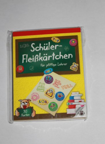 TRENDHAUS 30 Schüler-Fleißkärtchen für pfiffige Lehrer von TRENDHAUS