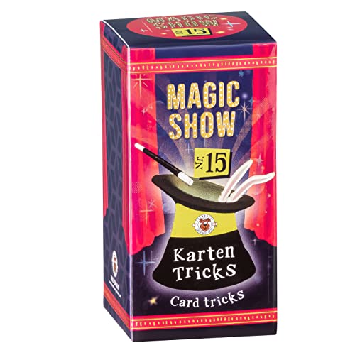 TRENDHAUS 957757 Magic Show Nr. 15 [ Karten, Verblüffende Zaubertricks für Kinder ab 6 Jahren, Inkl. Online-Videos, Trick Nr.15 von TRENDHAUS