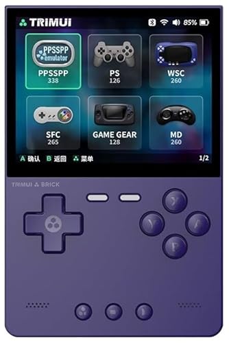 Trimui Brick Retro Tragbare Spielekonsole, 8,1 cm (3,2 Zoll) IPS-Display, Allwinner A133plus, 3000-mAh-Akku, USB-C, RGB-LED, Linux Trimui Brick Retro Tragbare Spielekonsole, 8,1 cm (3,2 Zoll) IPS-Display, Allwinner A133plus, 3000-mAh-Akku, USB-C, RGB-LED, Linux von TRIMUI