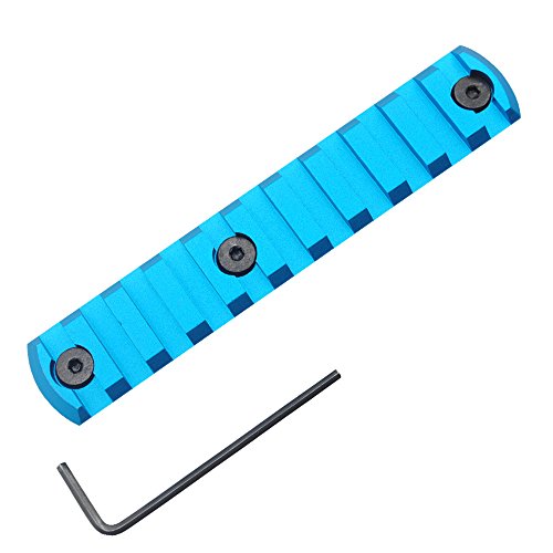 Blau Picatinny Schiene Abschnitt für keymod - 11 slots von TRIROCK