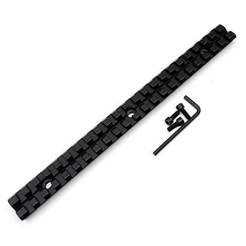 TRIROCK Multi Slots Base Tactical Rifle Scope 20mm Width Mount 230mm Length Durable Weaver Picatinny Rail von TRIROCK