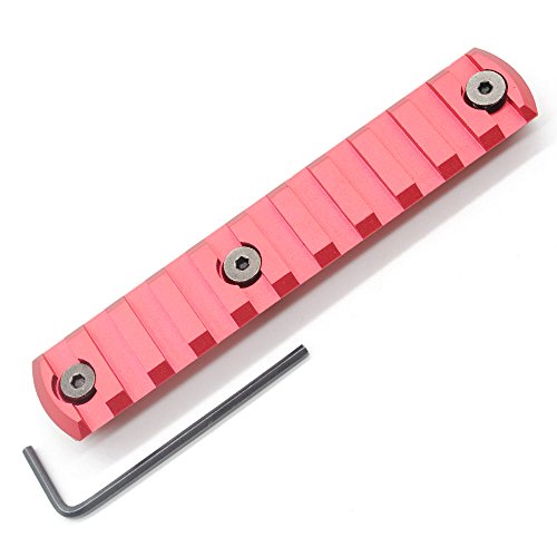 Trirock Picatinny Red Rail Section for keymod with 11 Slots von TRIROCK