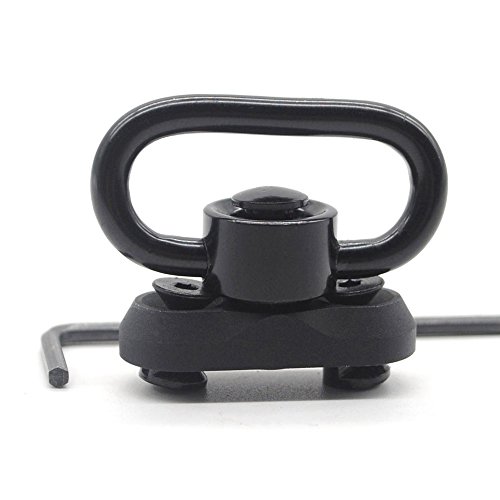 trirock QD Push Button Sling Swivel 3,2 cm Haken mit Rund Edge keymod Boden für AR15 von TRIROCK