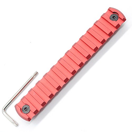 trirock m-lok Schiene Abschnitt rot Farbe Aluminium - 13 slots von TRIROCK