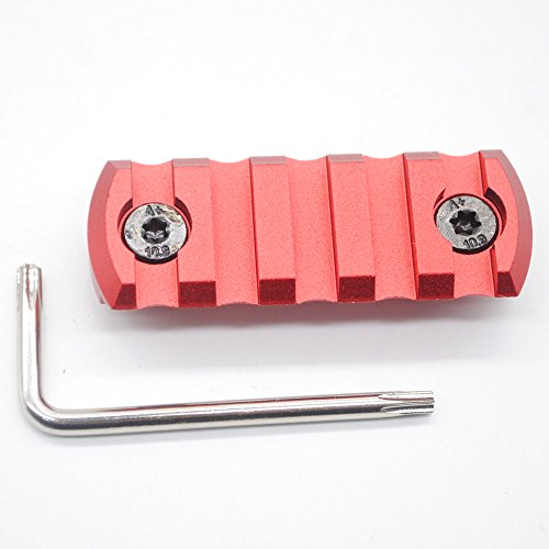 trirock m-lok Schiene Abschnitt rot Farbe Aluminium - 5 slots von TRIROCK