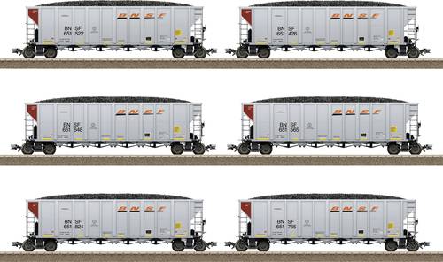 TRIX H0 24911 H0 12er-Set US Hopper Cars der BNSF von TRIX H0