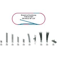 TRIX 14311 N Gleis-Ergänzungspackung H1 von TRIX