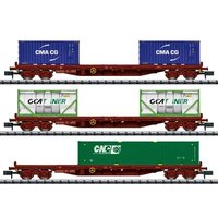 TRIX 15072 N Containertragwagen-Set Rs, SNCF, Ep. V von TRIX