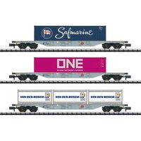 TRIX 15228 N Containertragwagen-Set Sgns, AAE / RN/HRC, Ep. VI von TRIX