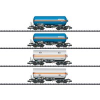 TRIX 15538 N Wagen-Set "Druckgas-Kesselwagen" Eva / WACKER Chemie, DB, Ep. IV von TRIX