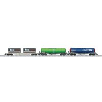 TRIX 15651 N Wagen-Set "Gütertransport" Sgns + 2 Kesselwagen, SBB, Ep. VI von TRIX