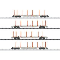 TRIX 18710 N KLV-Tragwagen-Set Bauart Sgns., AAE, Ep. VI von TRIX