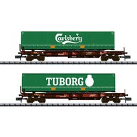 TRIX 18718 N Taschenwagen-Set Sdgmns 33, AAE Cargo AG, Ep. VI von TRIX