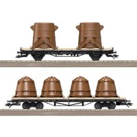 TRIX 24064 H0 Flachwagen-Set, DB, Ep. III von TRIX