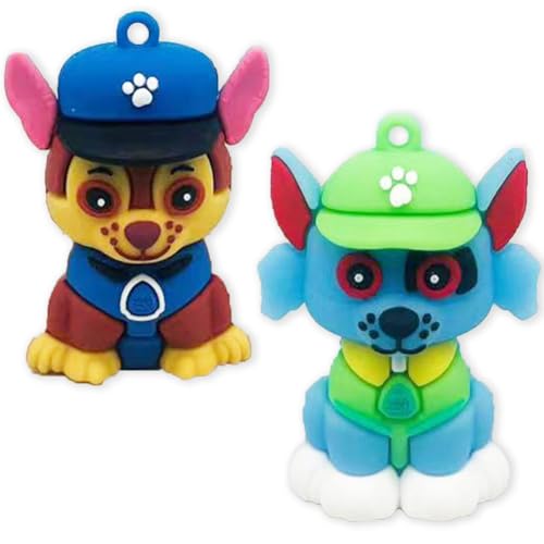 Action-Figurenset, Niedlicher Cartoon-Welpen-AnhäNger, Desktop-Ornament Cartoon-Welpe, Kinder-Schultasche Kleidung Accessoire Figur, Geeignet FüR Kinder Ab 3 Jahren Spielzeug von TRNOLPX