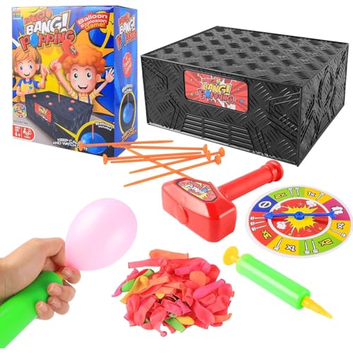 TRNOLPX Desktop Ballon Spiel - Interaktives Portable Explosion Spielzeug für Fun Party - Für Kinder und Erwachsene von TRNOLPX