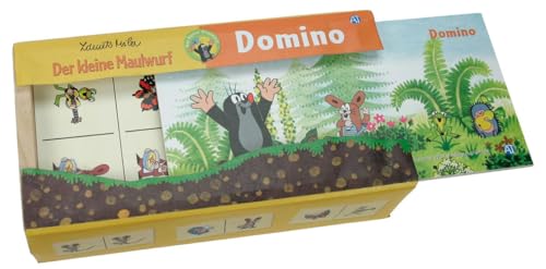 Trötsch 39223 - Domino kleine Maulwurf, Holzschachtel von Edition A. Trötsch