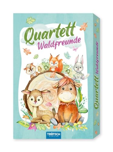 Trötsch Quartett Spiel Waldfreunde: Kartenspiel Gedächtnisspiel Lernspiel von TROTSCH