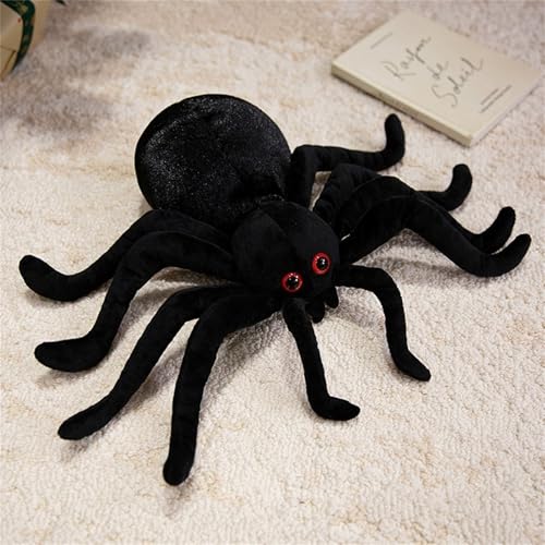 TROYSINC Schwarze Spinne Kuscheltier, Simulation Spinne Plüschtier Spinne Stofftier Plüschtier, Lustige Spinne Plüsch Spielzeug Kinder TROYSINC Schwarze Spinne Kuscheltier, Simulation Spinne Plüschtier Spinne Stofftier Plüschtier, Lustige Spinne Plüsch Spielzeug Kinder von TROYSINC
